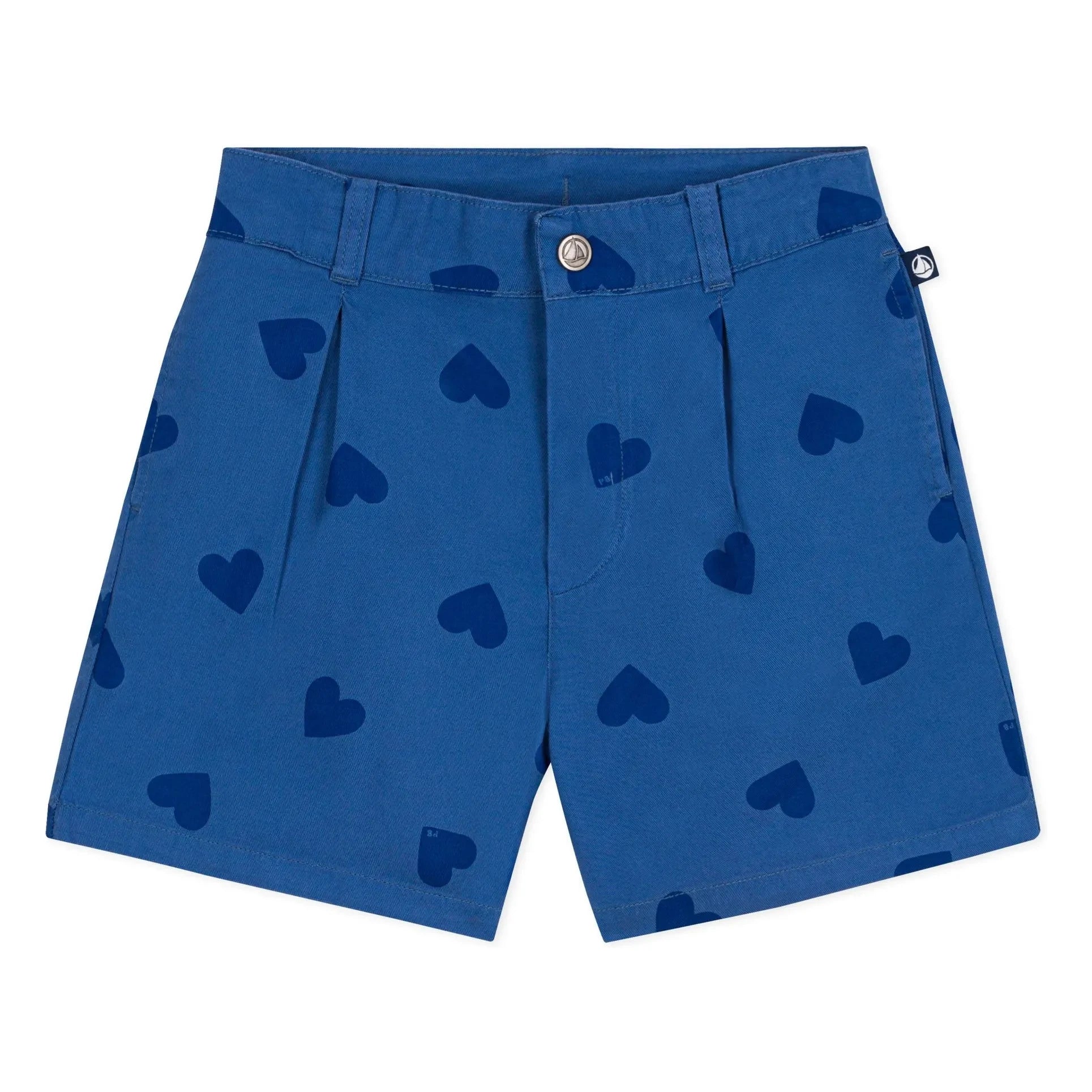 Petit Bateau - Shorts Bleurie Bio-Baumwolle | Marine