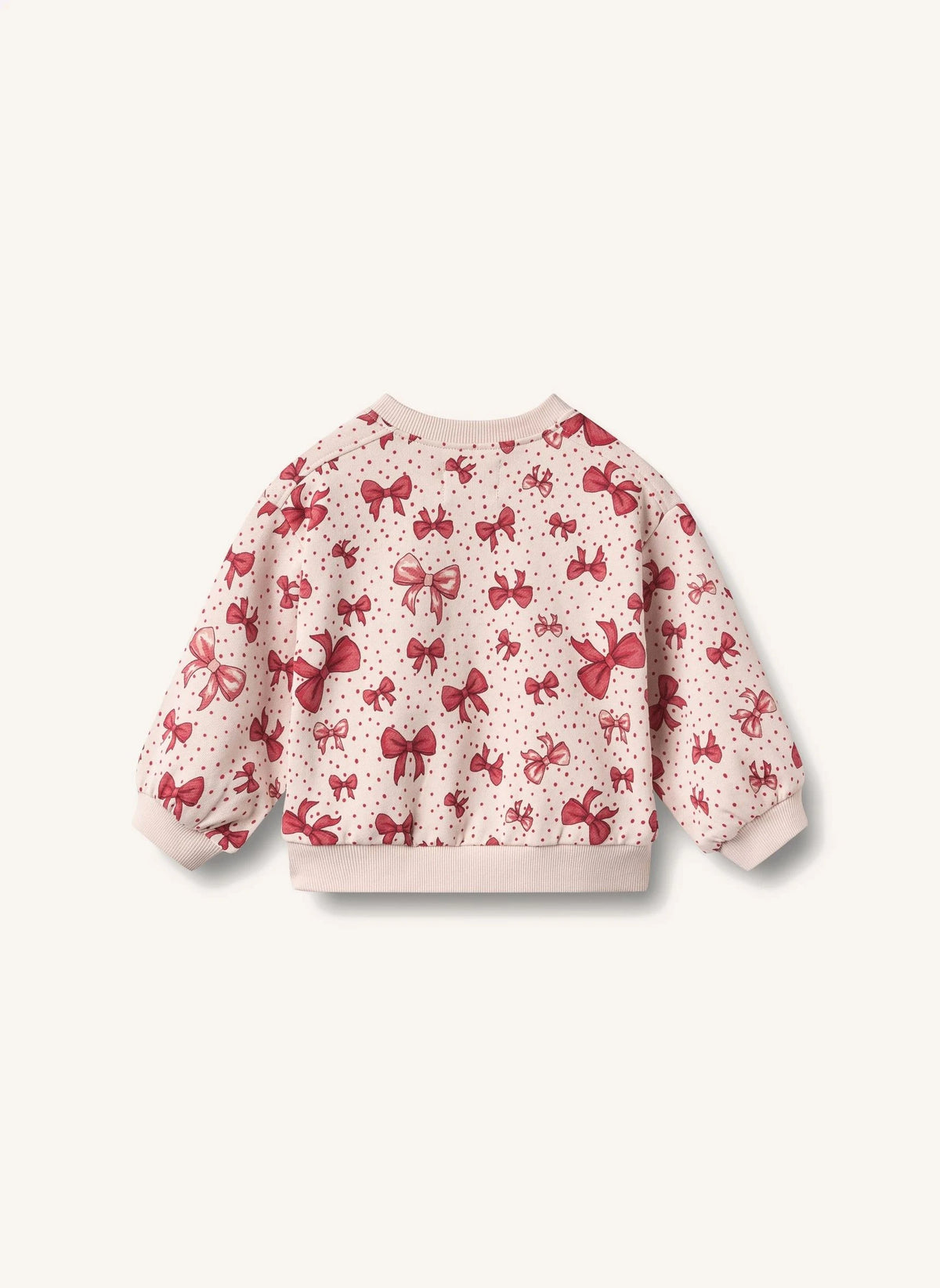 Wheat - Lia Sweatshirt mit Knoten, Bio-Baumwolle | Zuckerrosa