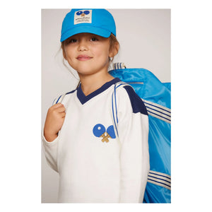 Mini Rodini - Sweatshirt mit Bio-Baumwolle „Ping Pong“ | Weiß