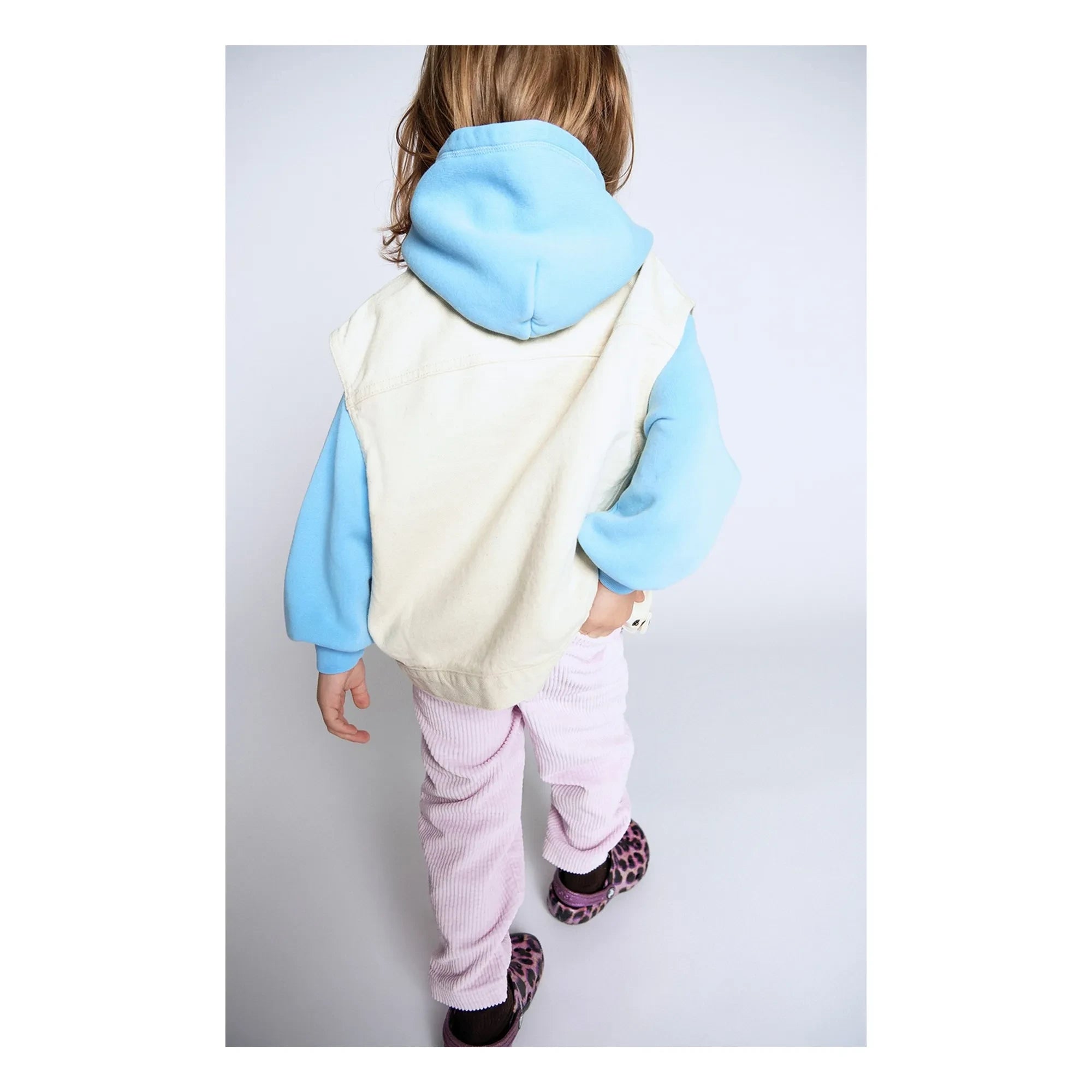 American Vintage - Snopdog Ärmellose Jeansjacke | Ecru