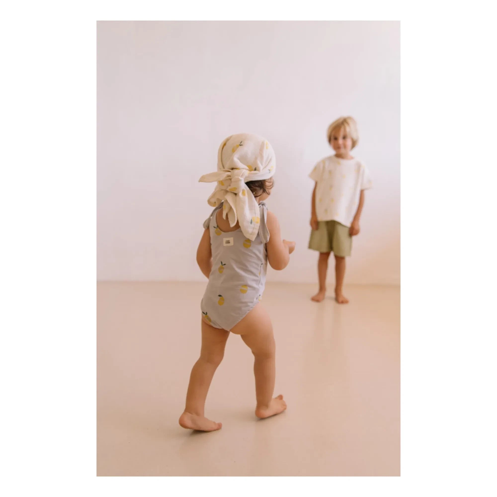 Studio Bohème - Roberta Lemons Bio-Baumwolle Badeanzug | Hellblau
