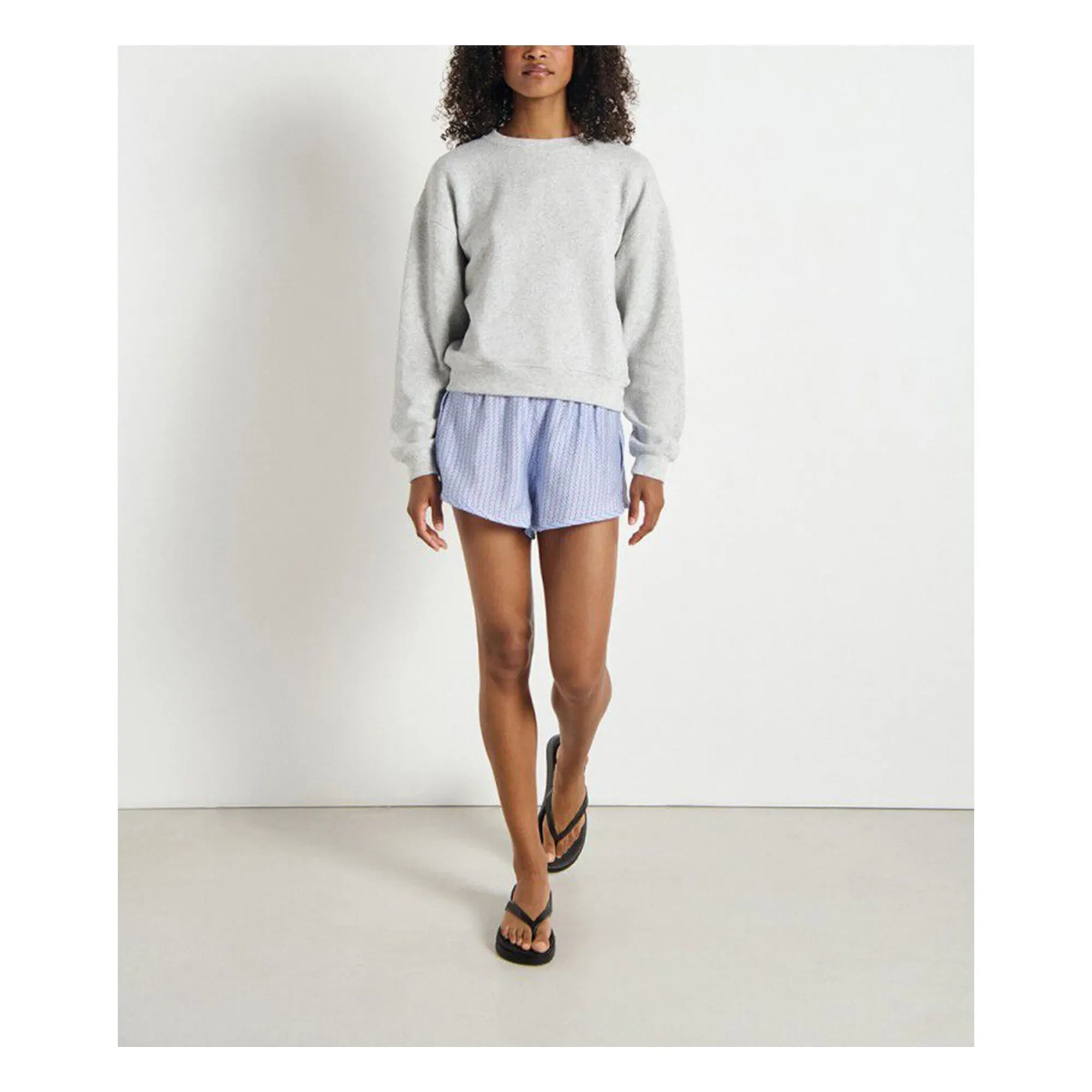 American Vintage - Evona Sweatshirt | Hellgrau meliert