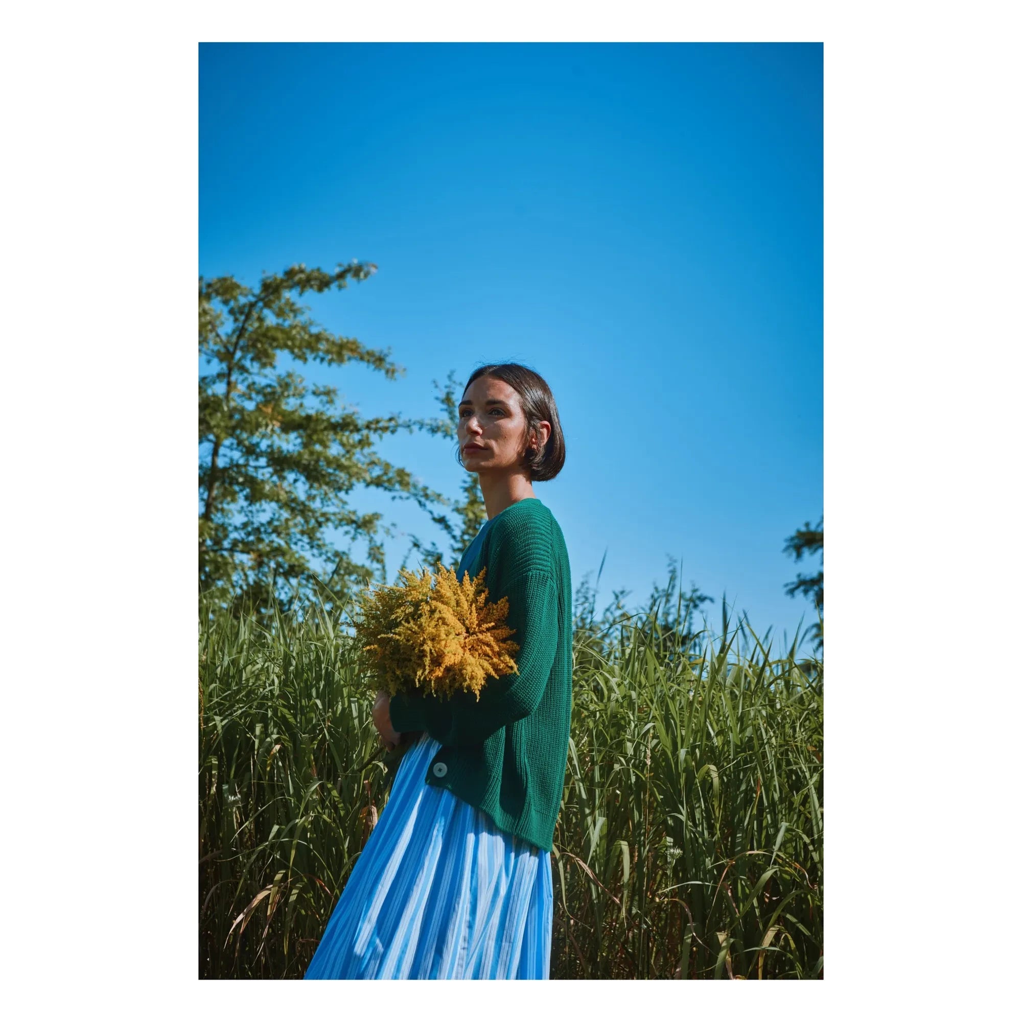 Poudre Organic - Cardigan Mate | Grün