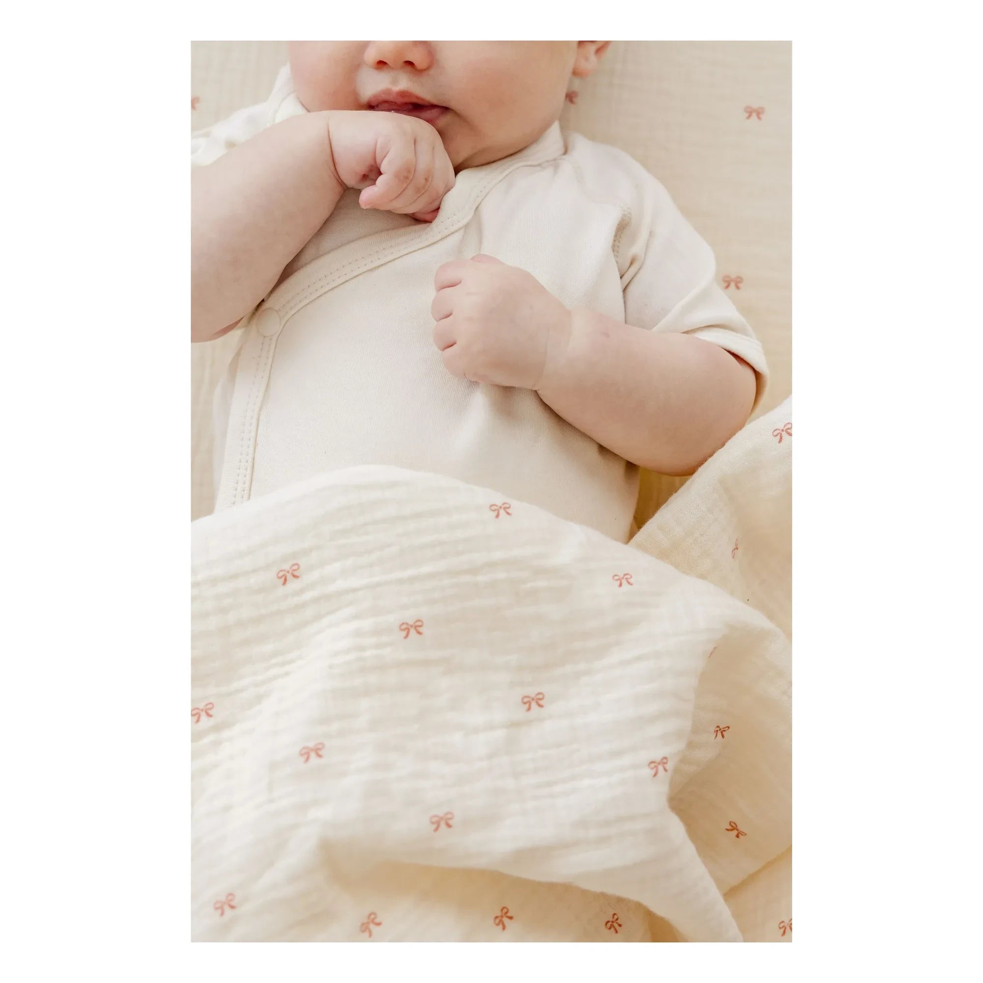 Soft Spot - Bio-Baumwoll-Spannbettlaken mit Rippstruktur | Ecru