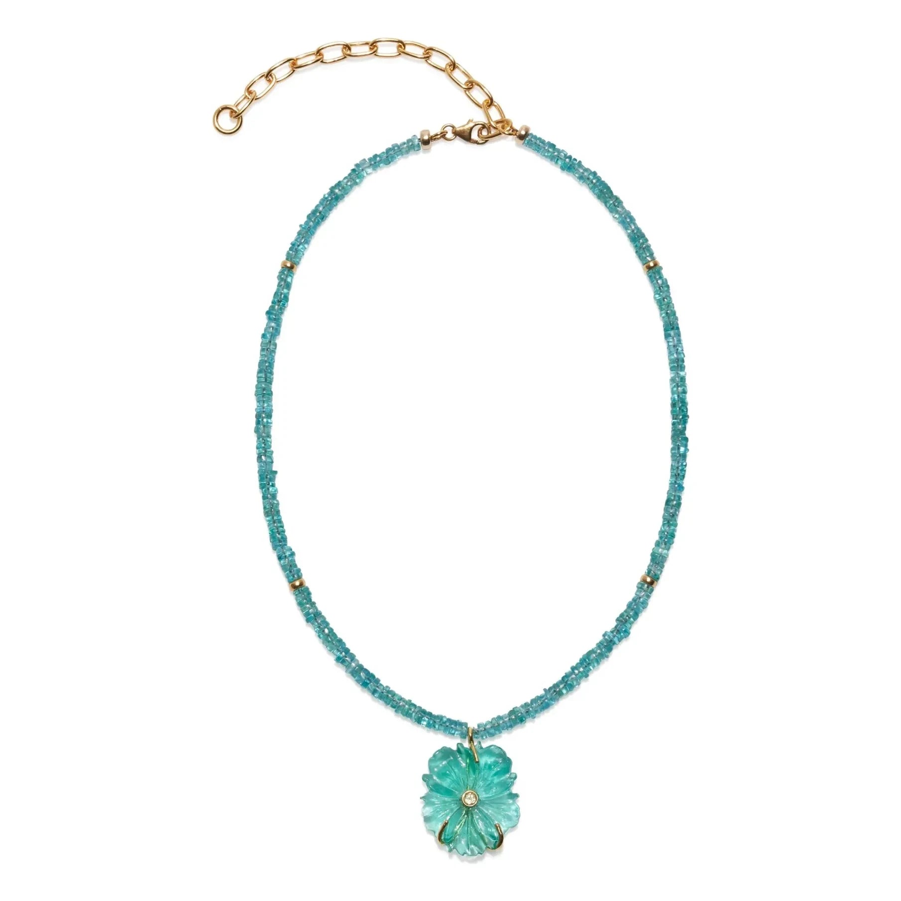 Lizzie Fortunato - New Bloom Halskette | Blau