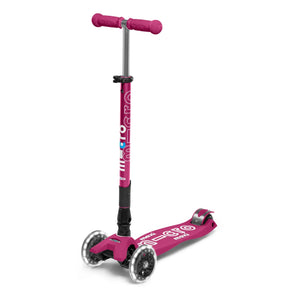 Micro - Maxi Faltbarer LED Roller | Himbeere