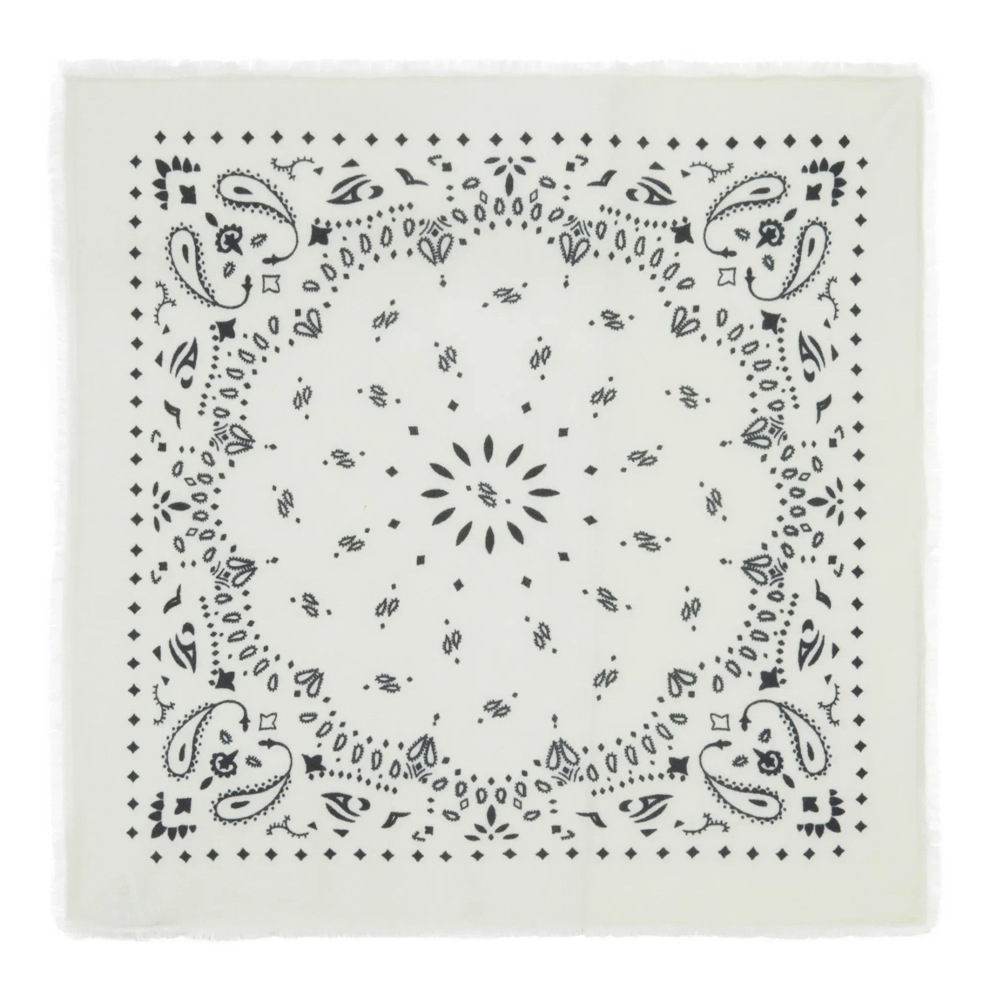 Kujten - Hachiko Kaschmir-Bandana | Weiß