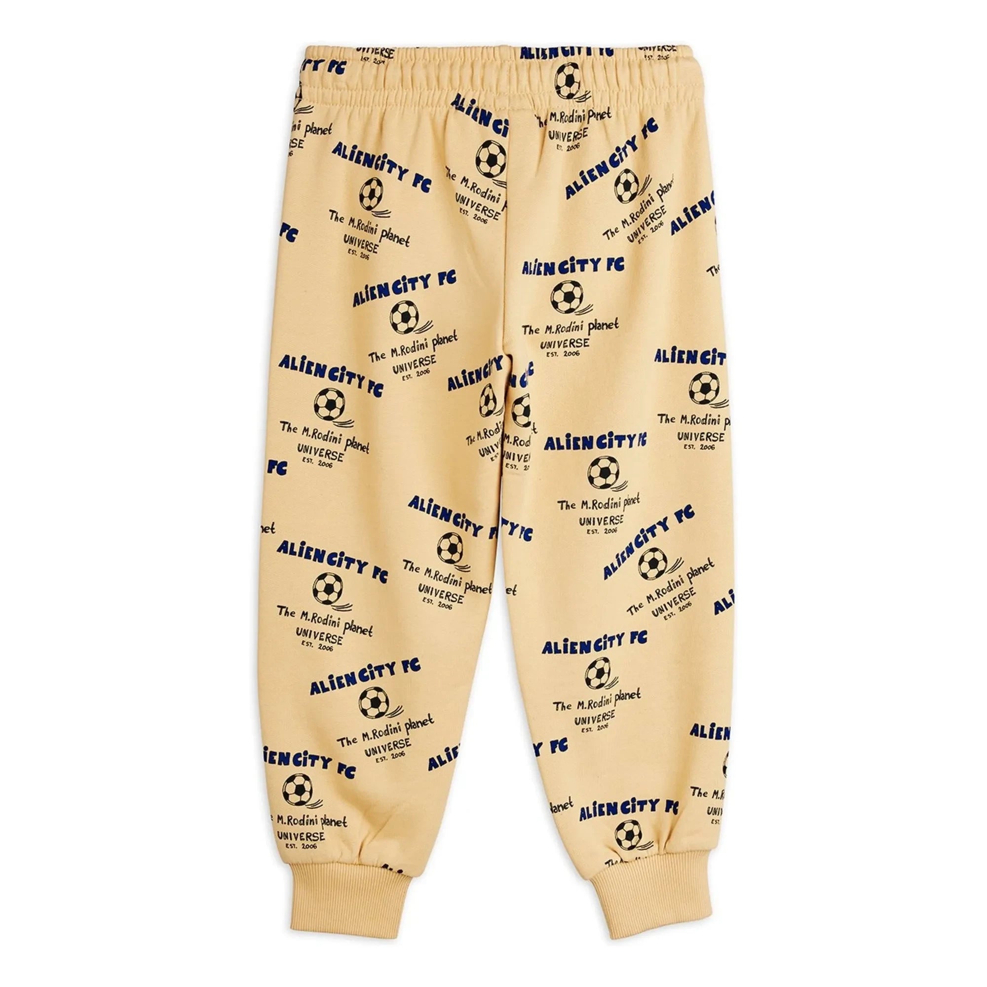 Mini Rodini - Alien City Bio-Baumwoll-Jogginghose | Beige