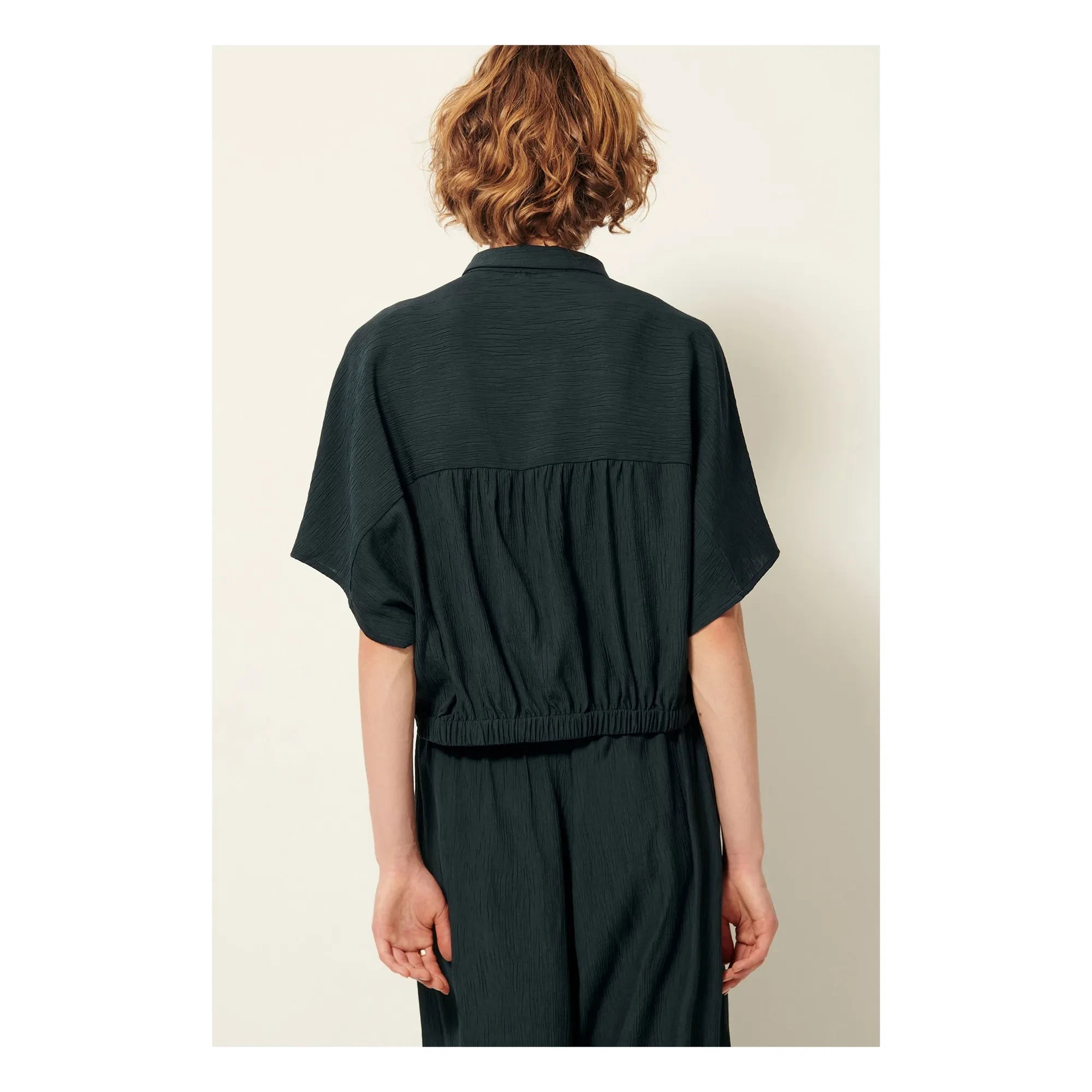 Sessùn - Alfassa Bluse | Dunkelgrau