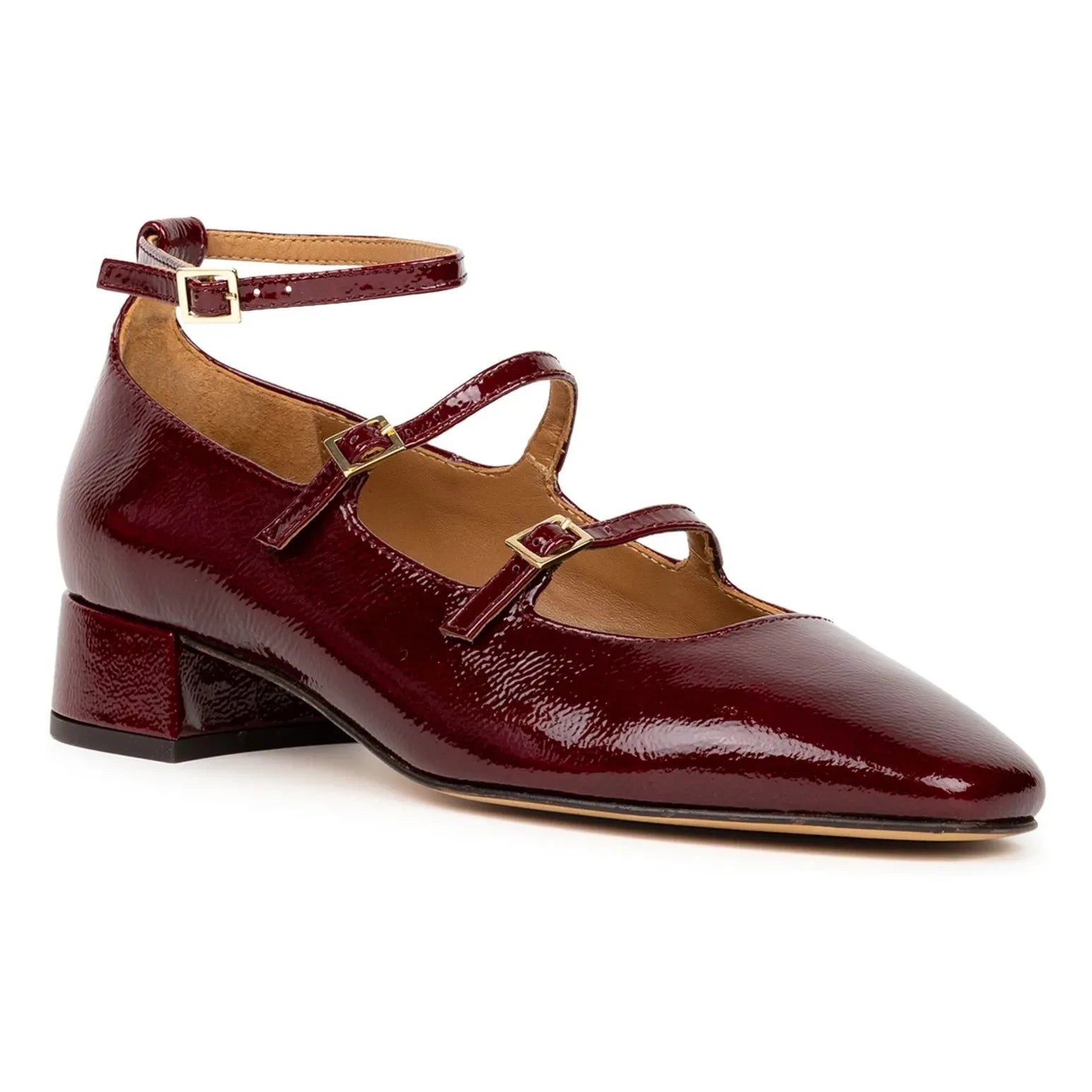 Bobbies - Suzie Faltenlack Hausschuhe | Bordeaux