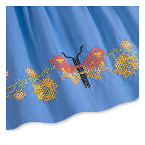 Molo - Rosalyn Butterfly Bio-Baumwoll-Rüschen-Top | Blau