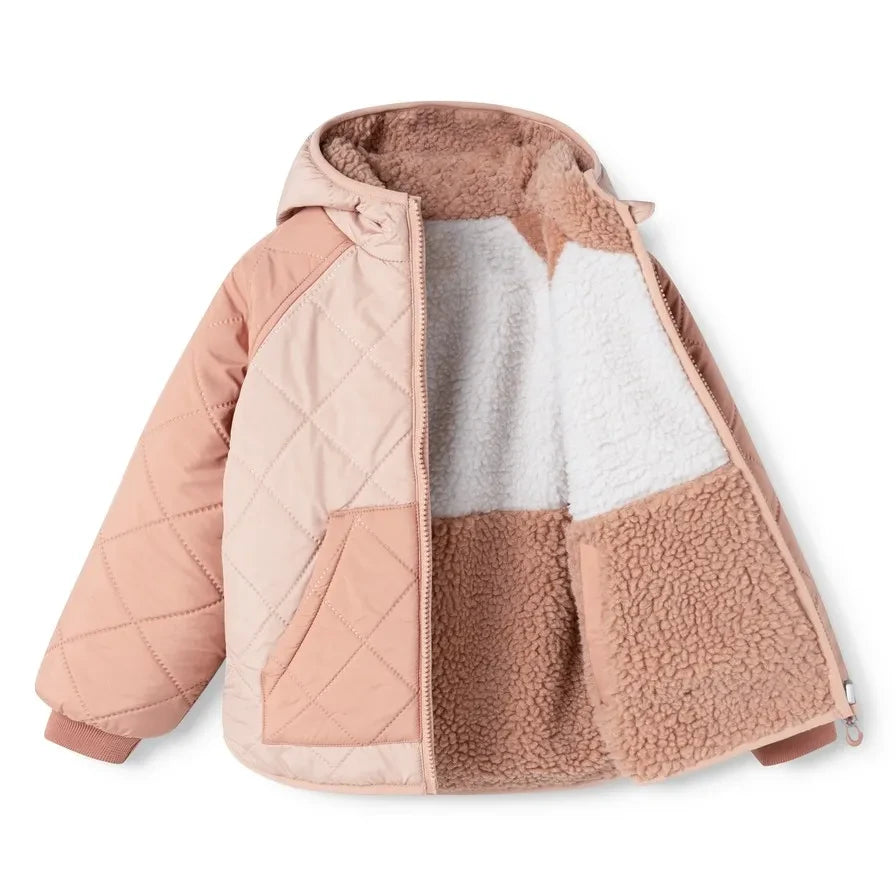 Liewood - Jackson Wendbare Sherpa-Jacke, aus recycelten Fasern hergestellt | Hellrosa