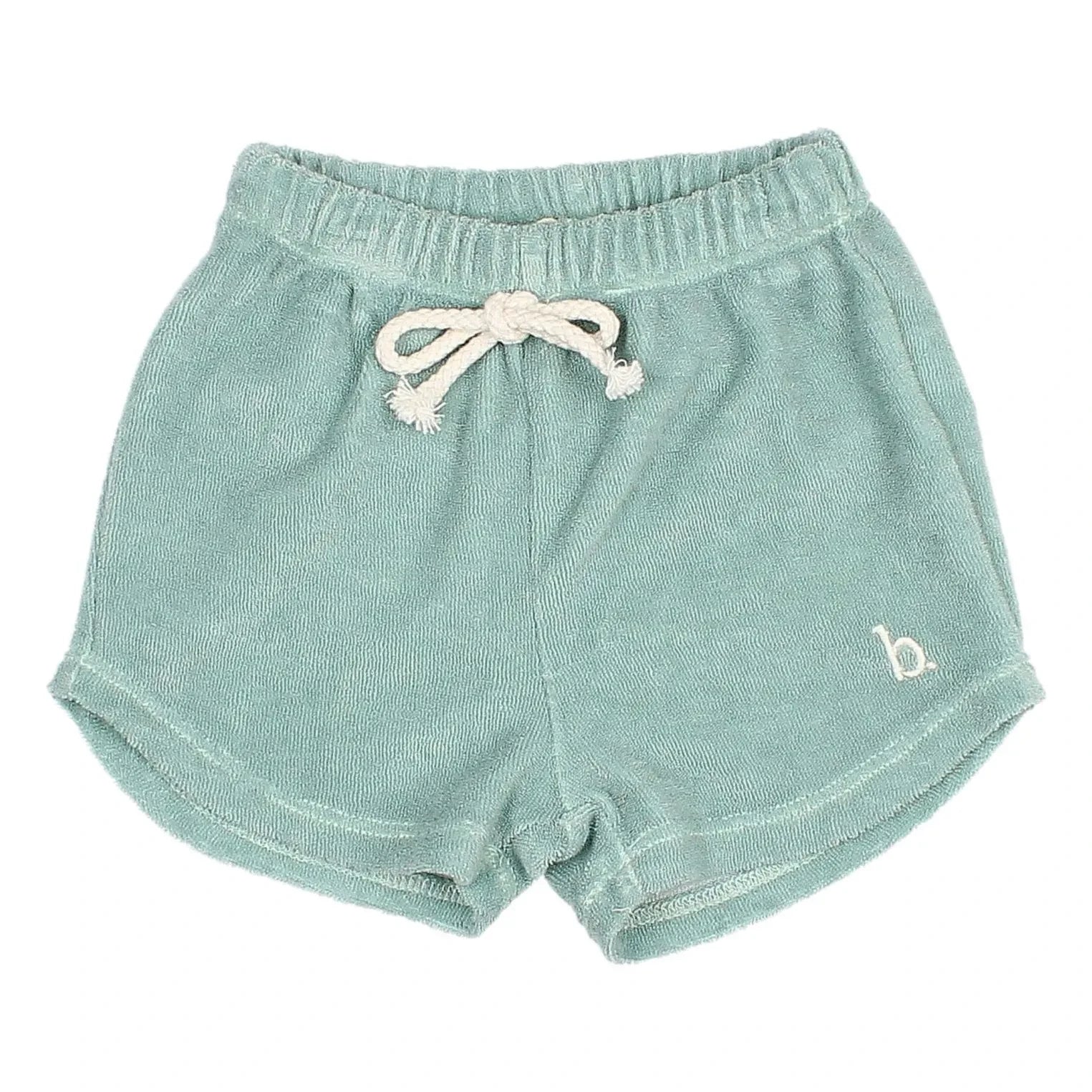 Búho - Bademantel-Shorts | Grünes Wasser