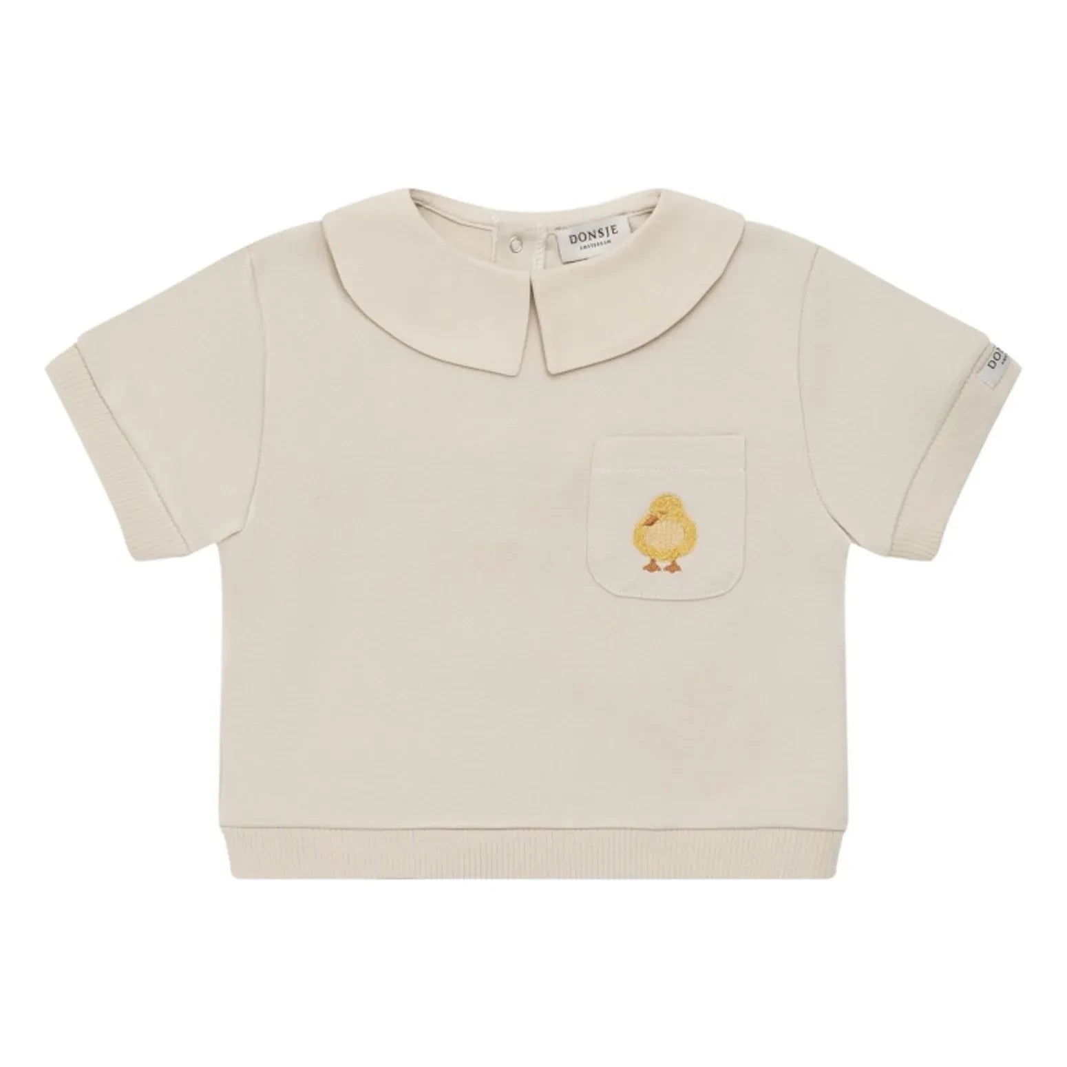 Donsje - Dientje Poussin Molton T-Shirt | Ecru