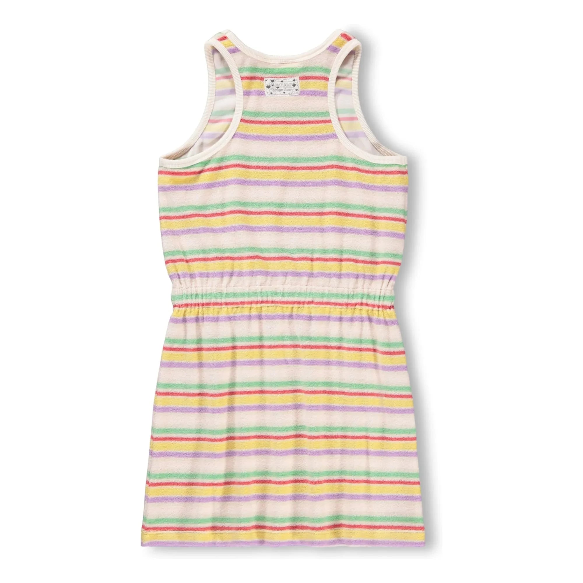 Molo - Cherish Gestreiftes Kleid aus Bio-Baumwolle | Ecru