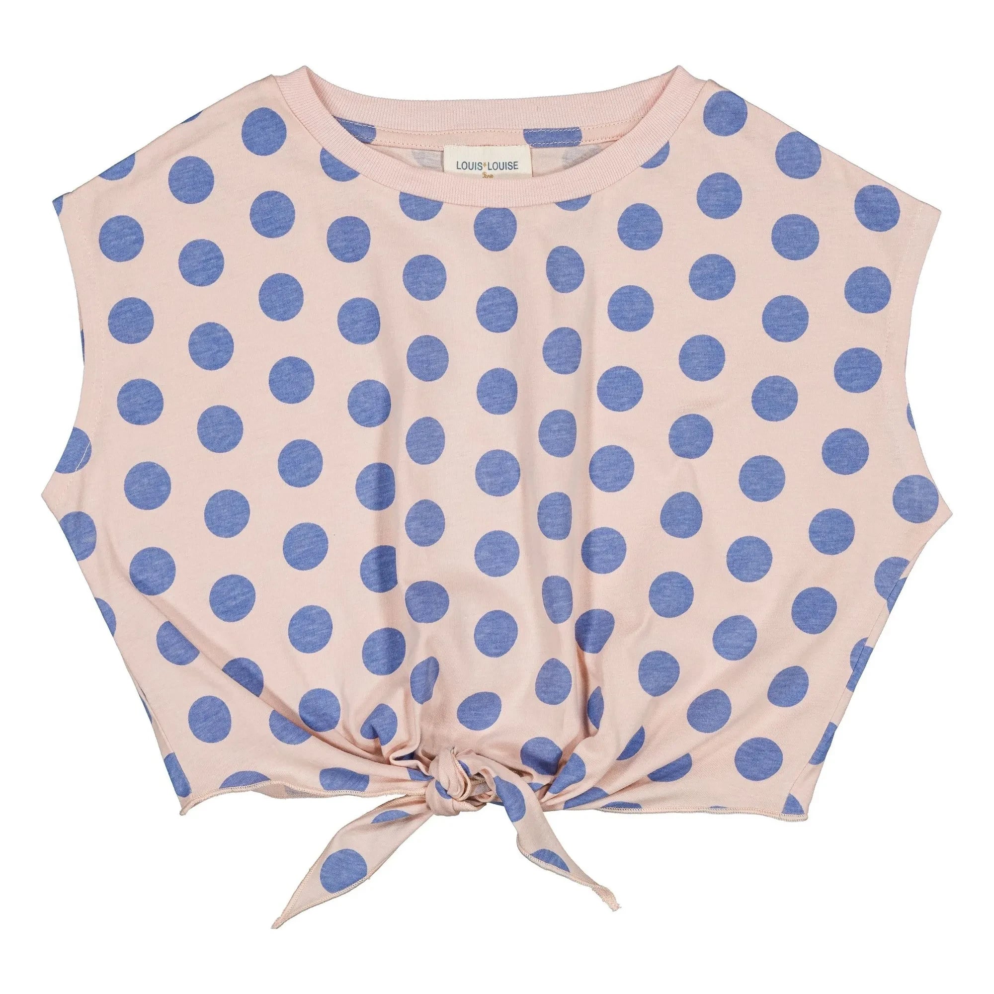 Louis Louise - Madona Punkte Jersey T-Shirt | Hellrosa