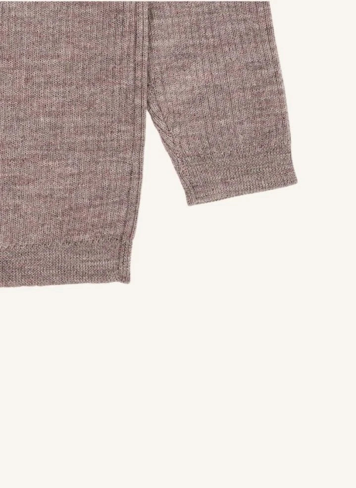 Copenhagen Colors - Klassischer Pullover aus Merinowolle | Taupe Brown