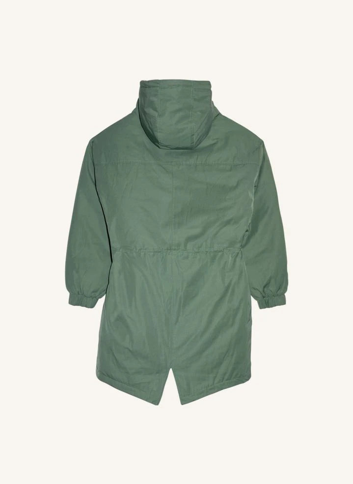 Smallable Woman - Zebra mit recycelter Faser gefütterter Parka | Teal