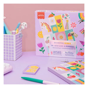 La Petite Épicerie - Kinder Diamantmalerei Set - Geheimes Notizbuch