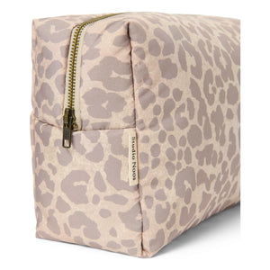 Studio Noos - Kosmetiktasche mit großem Leoparden-Relief | Beige
