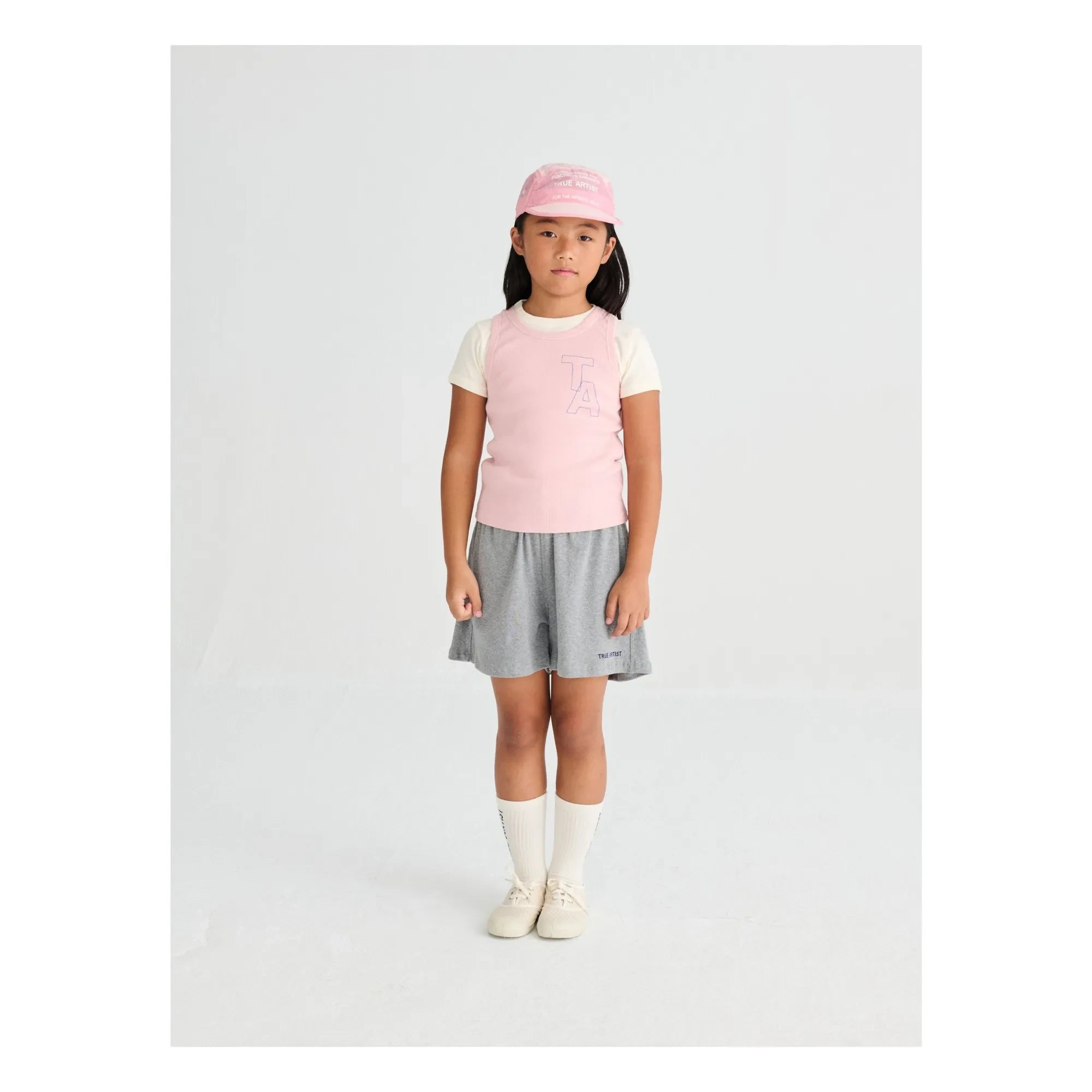 True Artist - Geripptes Camisole-Top Nr. 20 | Blasses Rosa