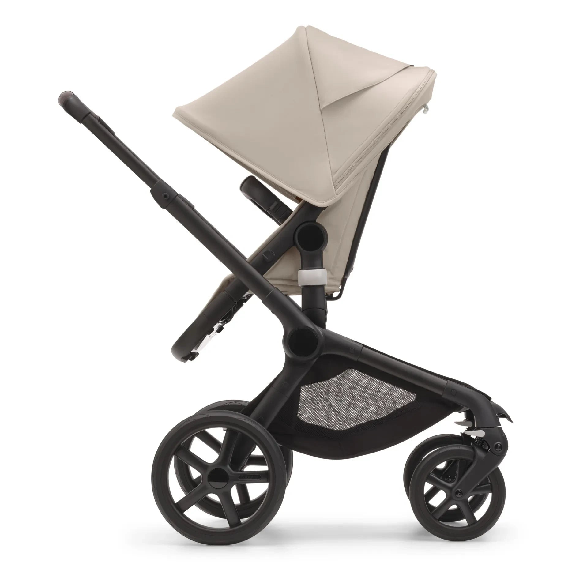 Bugaboo - Bugaboo Fox 5 Geländetauglicher Kinderwagen - Schwarzer Rahmen | Taupe Braun