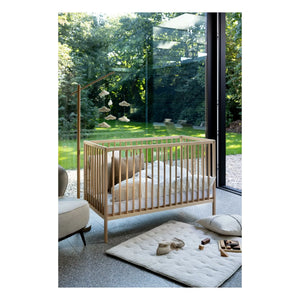 Quax - Lina Babybett 60x120 cm | Helles Holz