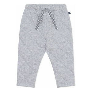 Petit Bateau - Gestreifte Jogginghose mit Kordelzug | Meliertes Grau
