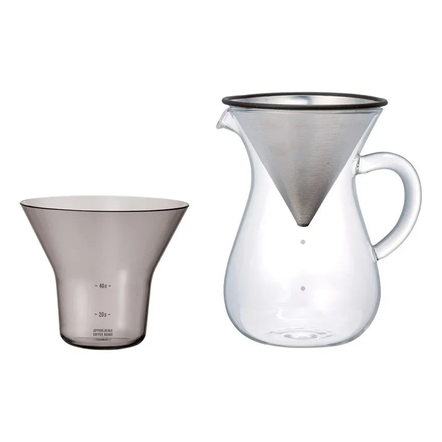 Kinto - Kaffeekaraffen-Set aus Edelstahl | Edelstahl