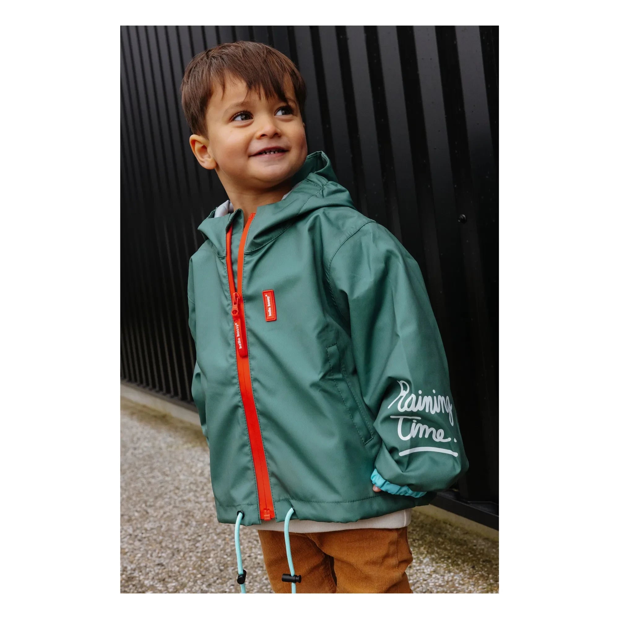 Hello Hossy - Wasserdichte Jacke | Grün
