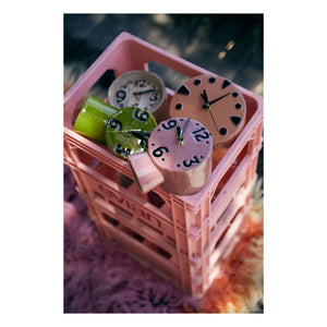 HKliving - Retro-Keramik-Uhr | Rosa