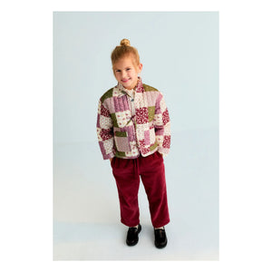 the new society - Melba Patchwork Jacke | Rosa