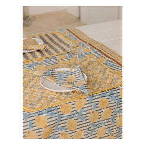 Le Monde Sauvage - Sizilien-Servietten - 8er-Set | Gelb