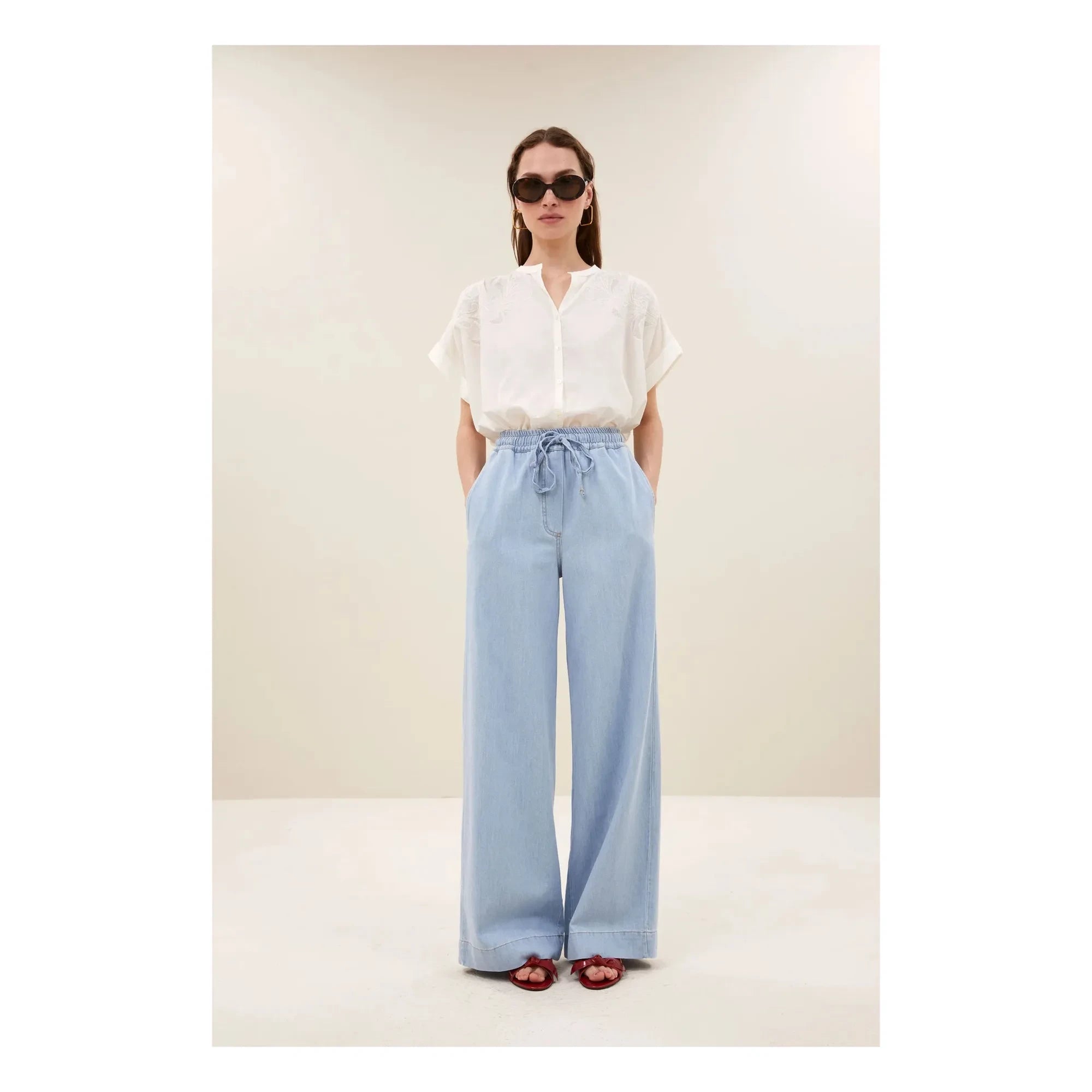By Bar - Ally Bio-Baumwollbluse | Weiß