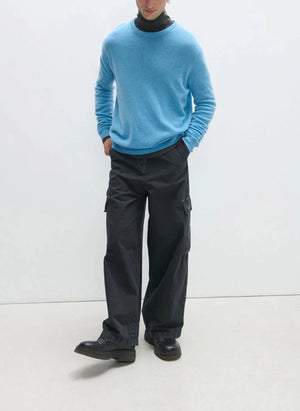 American Vintage - Raxow Wolle Pullover | Gepunktetes Blau