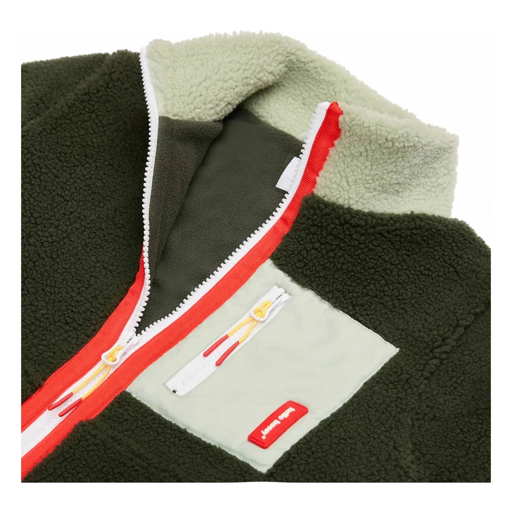 Hello Hossy - Forest Fleece Jacke | Dunkles Khaki