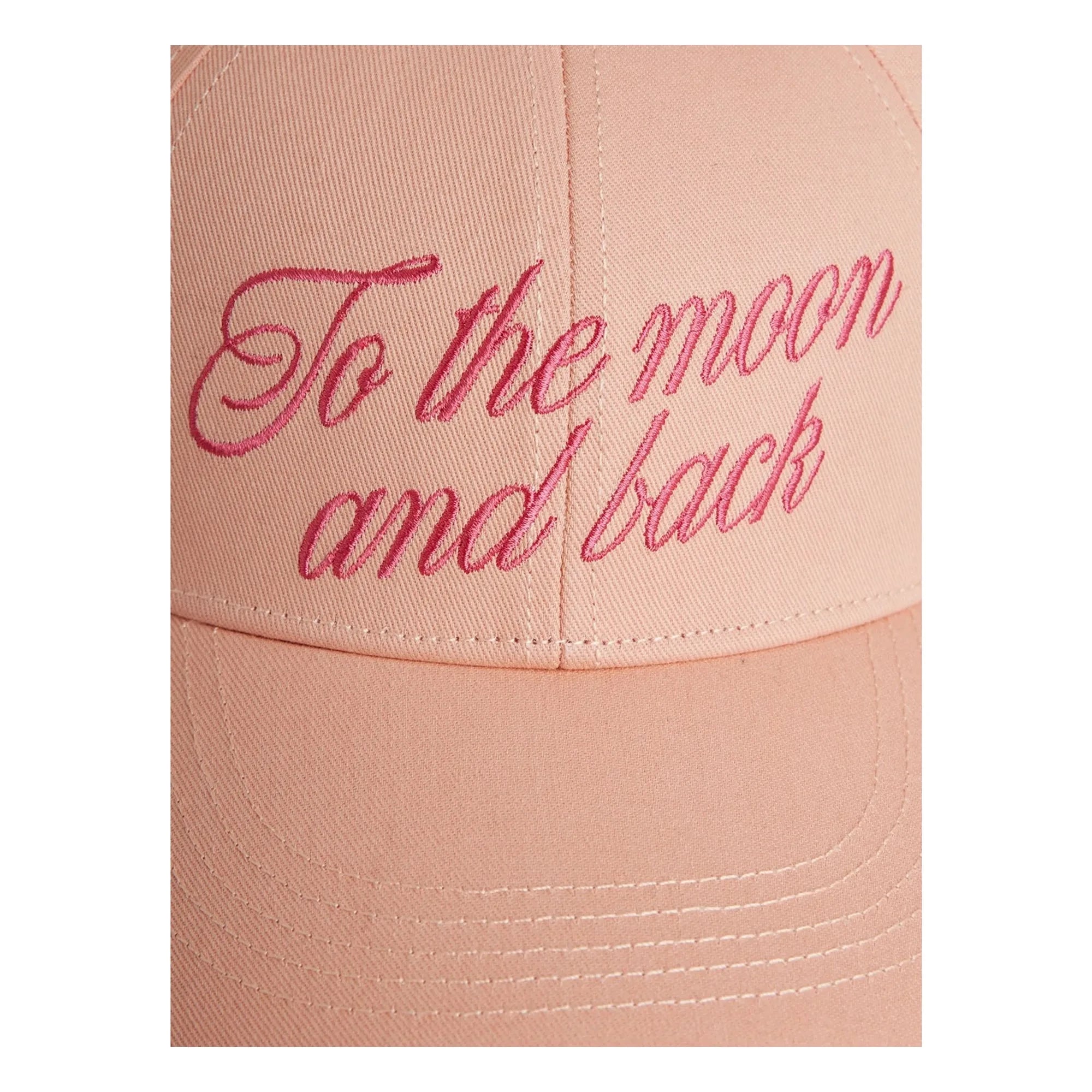 Mini Rodini - To The Moon And Back Bio-Baumwollmütze | Rosa