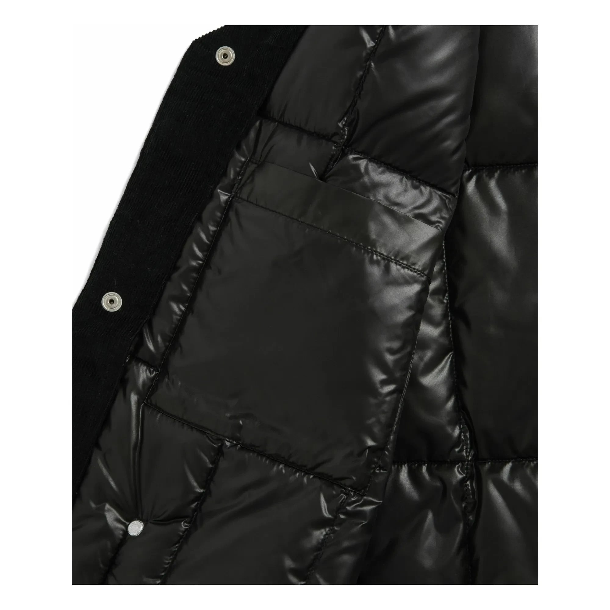 Taion - Samtjacke mit Rundkragen | Schwarz