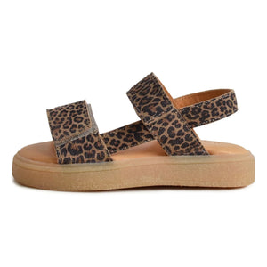 du Loua - Du Malu Leopard Wildledersandalen | Braun