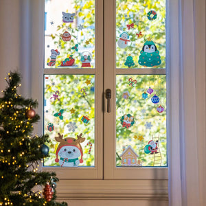 Legami - Set 75 Static Cling Fensteraufkleber - Windo-Wow