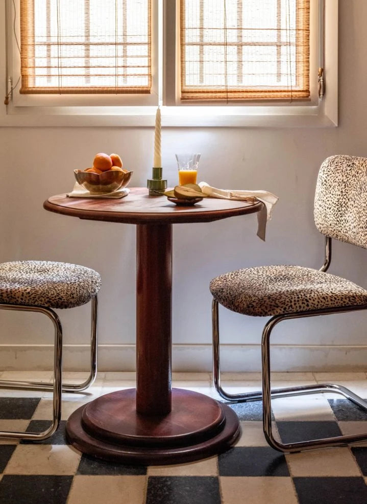 The Socialite Family - Classica Stuhl, Roseanna x The Socialite Family Leopardenmuster Jacquard Samt | Leopard