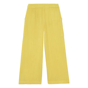Bonton - Lauren Baumwoll-Musselin-Hose mit Taschen | Gelb
