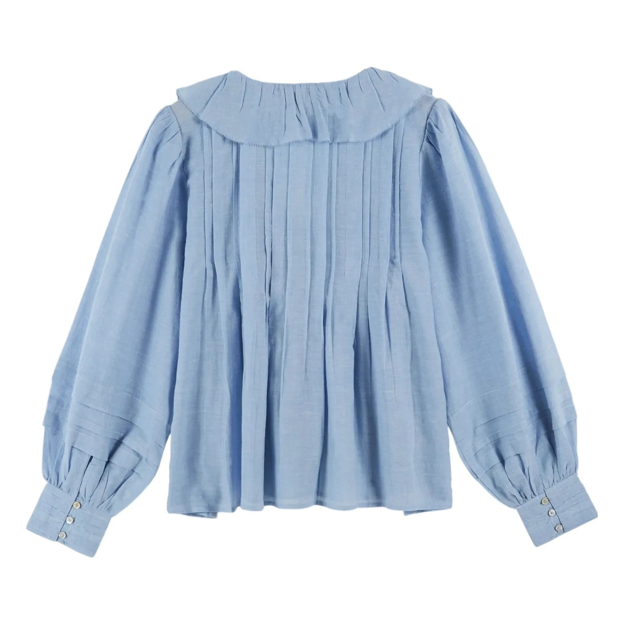 Emile et Ida - Khadi-Baumwollbluse Blau