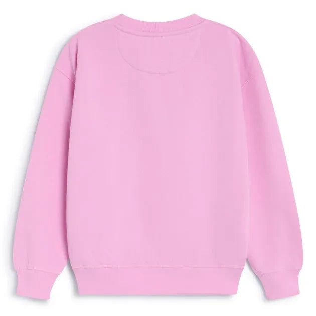 the new society - Pamuk Logo Sweat | Lila