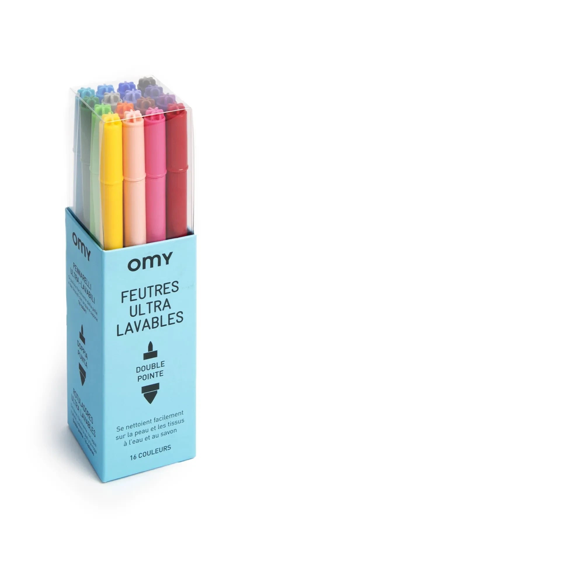 Omy - Ultra Abwaschbare Filzstifte - 16er-Pack