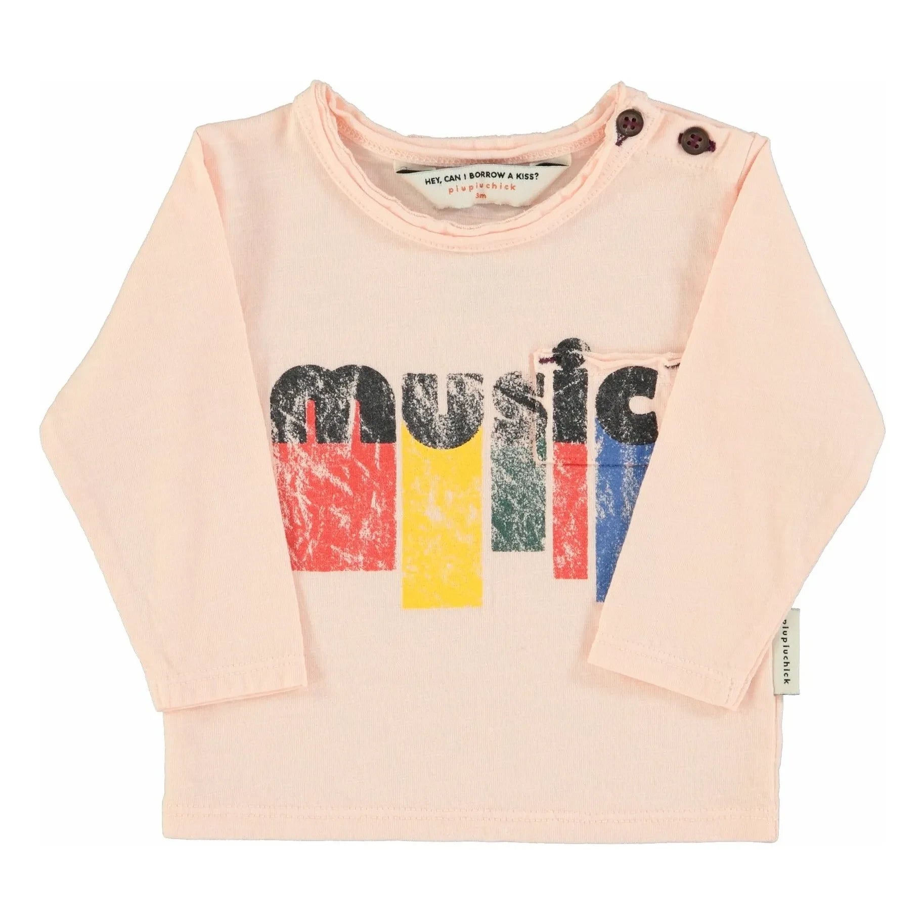 Piupiuchick - Music T-Shirt | Blassrosa
