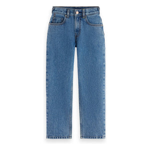 Scotch & Soda – Jeans mit geradem Schnitt aus recycelten Fasern | Blau