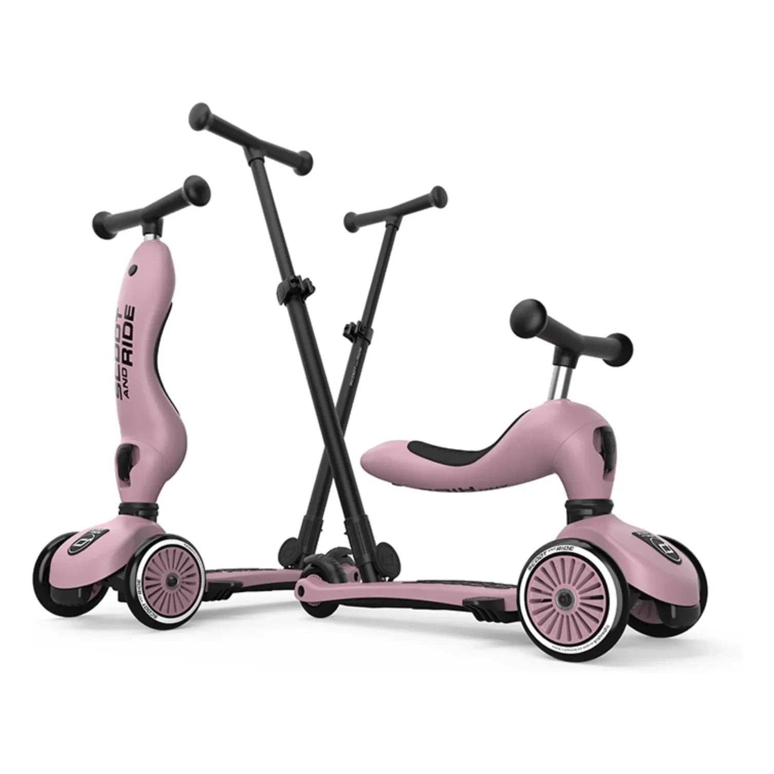Scoot & Ride - Highwaykick 1 Push&Go Evolution Scooter | Rosa