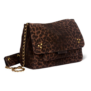 Jérôme Dreyfuss - Lulu M Leoparden-Tasche | Braun
