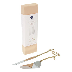 Doing Goods - Ava Blossom Dessertbesteck-Set - 2-teilig | Gold